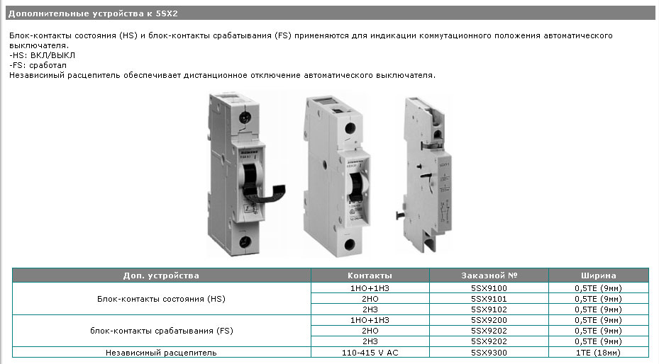   5SQ 5SX 5SP